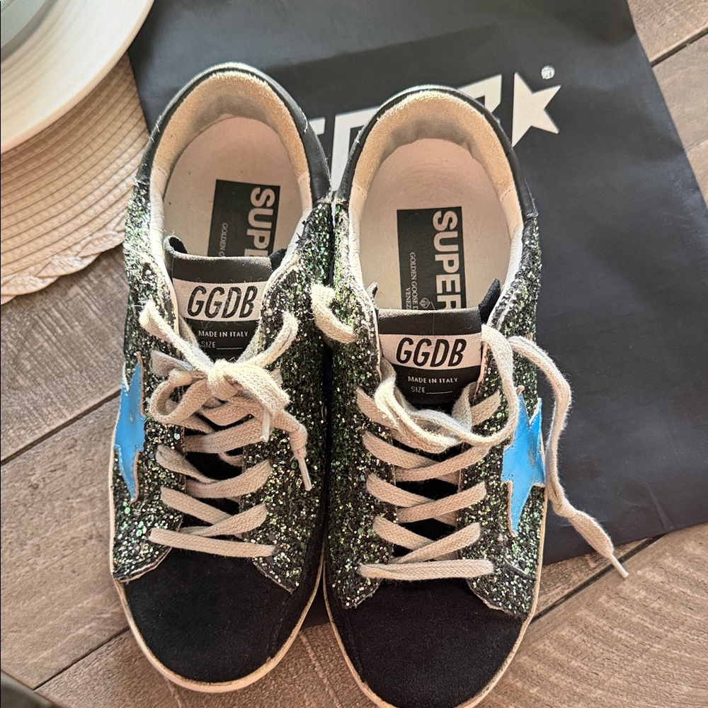 Golden Goose Sneakers - Black and Light Blue - Picture 3 of 10
